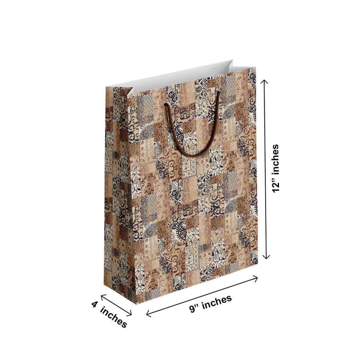 Pack Of 6 - Classic Quality Xm Size Gift Bag For Gifting - (TCR_124)