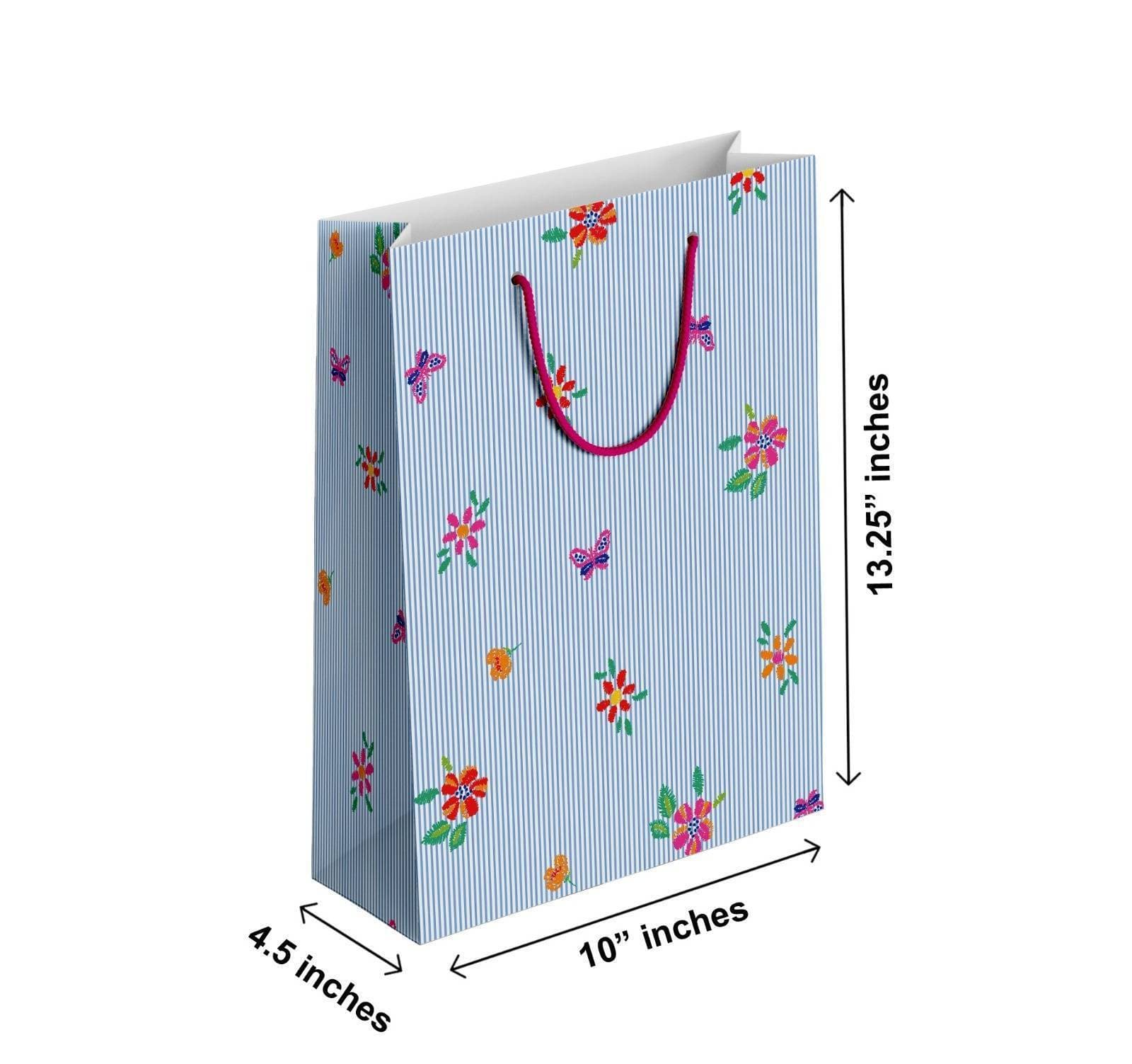 Pack Of 6 - Medium Size Gift Bag For Gifting - (TCR_004)