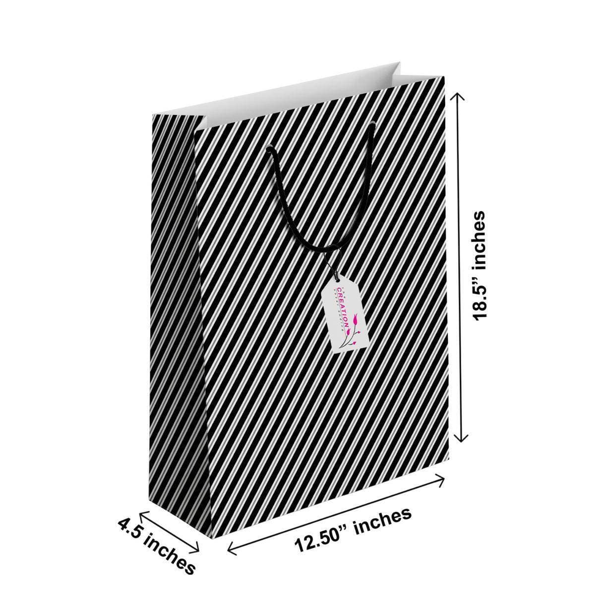 Pack Of 6 - Classic Quality Xxl Size Gift Bag For Gifting - (TCR_107)