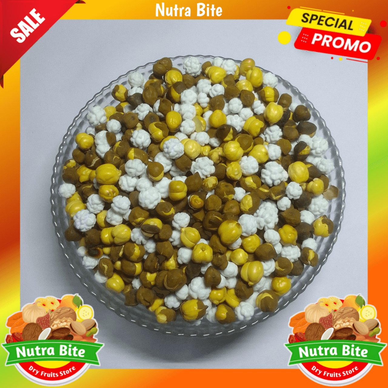 Nutra Bite Roasted Channa & Sweet Makhane Candy Mix Pack - 1KG