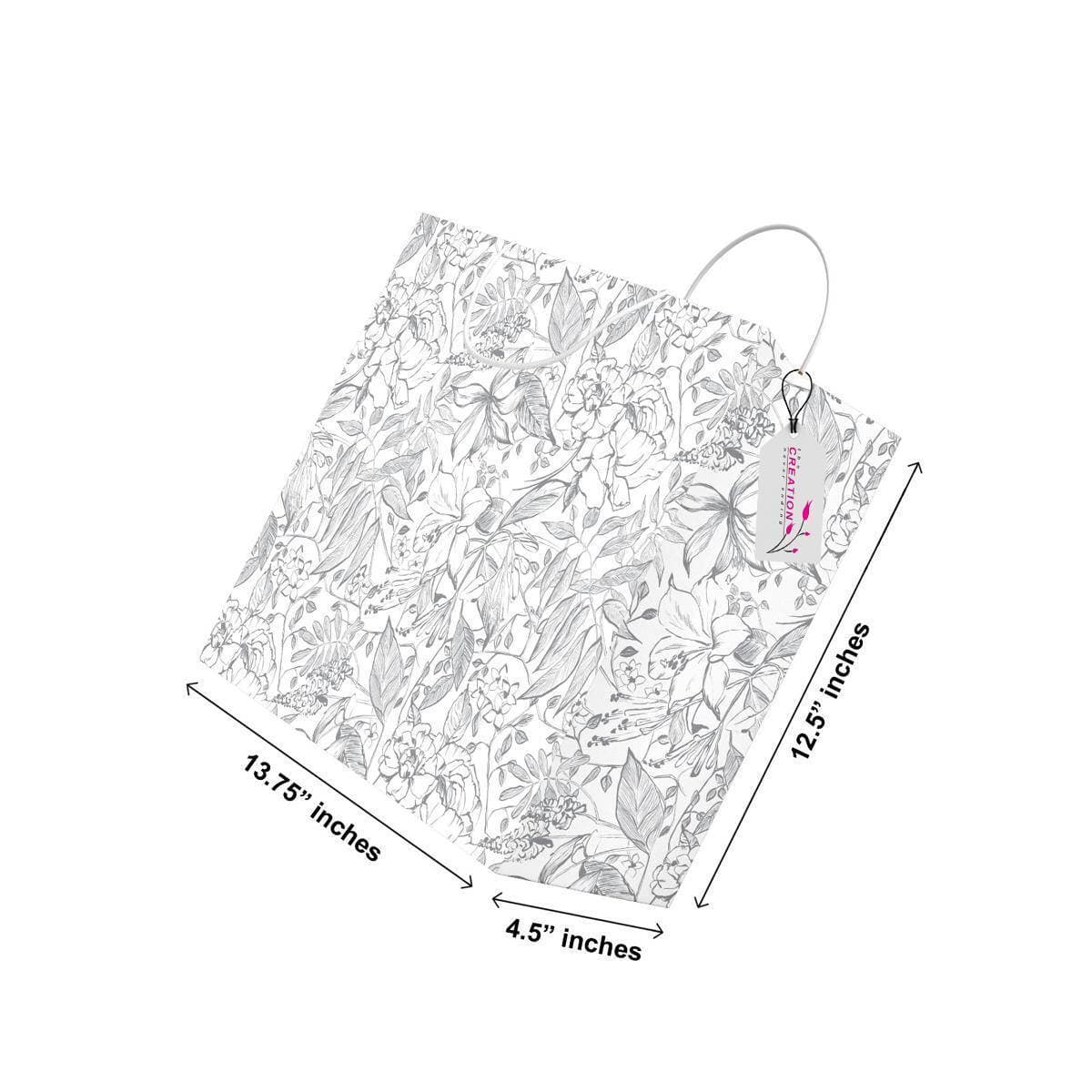 Pack Of 6 - Classic Quality L Size Gift Bag For Gifting - (TCR_110)
