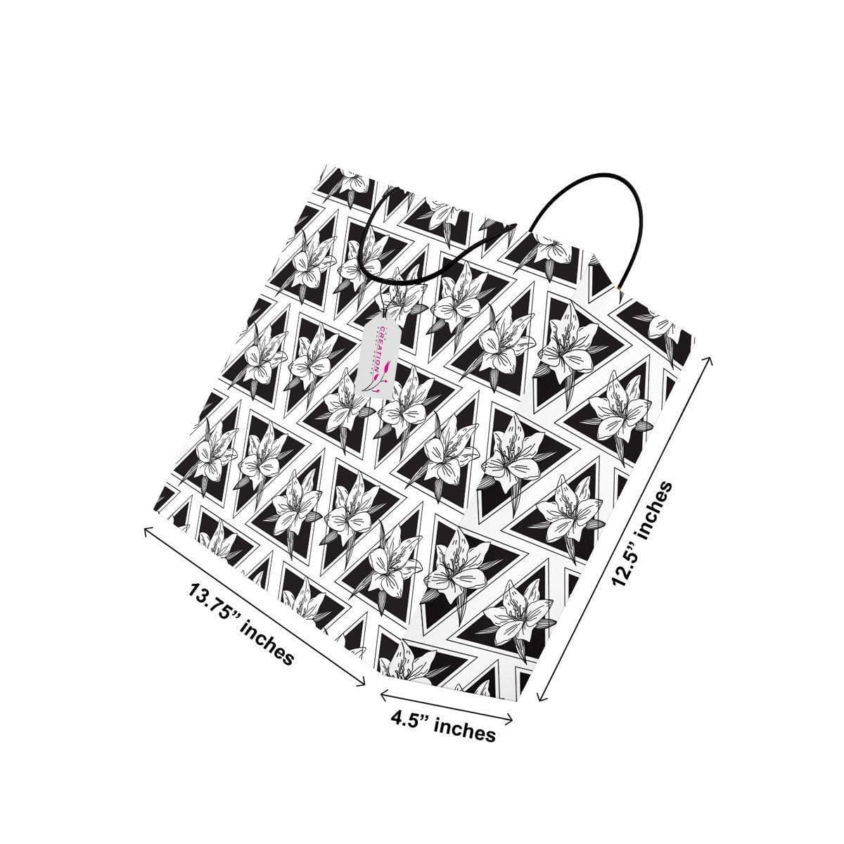 Pack Of 6 - Classic Quality L Size Gift Bag For Gifting - (TCR_111)