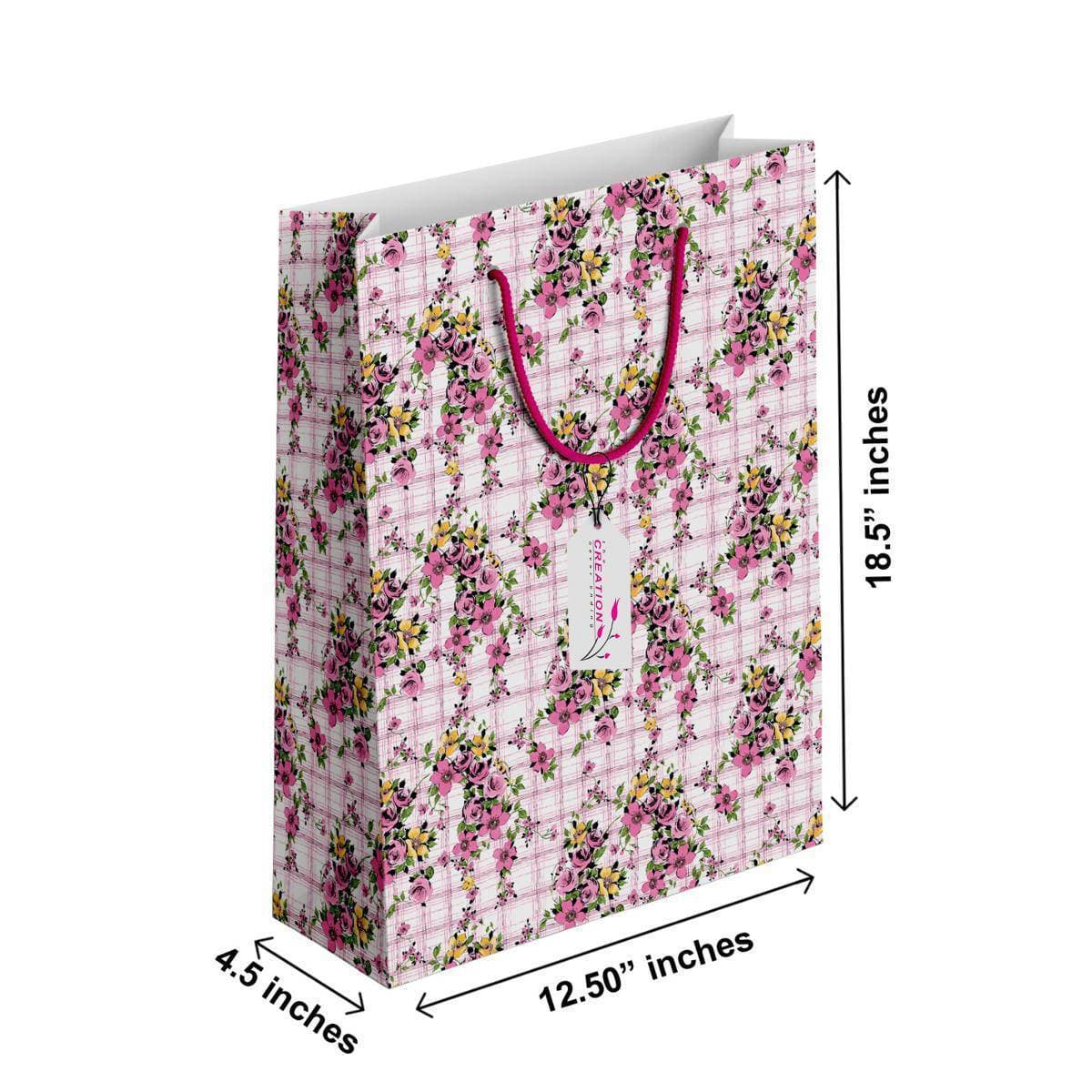 Pack Of 6 - Classic Quality Xxl Size Gift Bag For Gifting - (TCR_106)