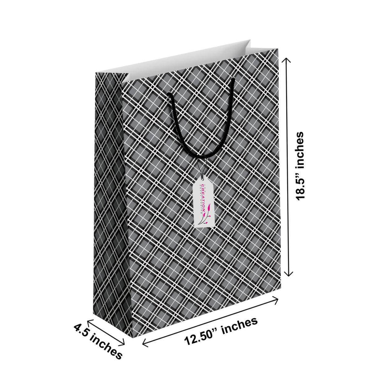 Pack Of 6 - Classic Quality Xxl Size Gift Bag For Gifting - (TCR_105)