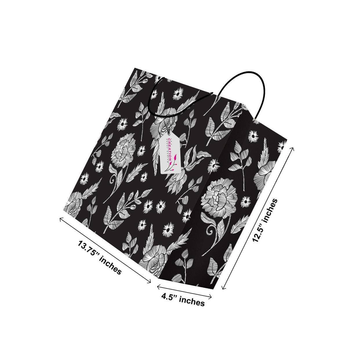 Pack Of 6 - Classic Quality L Size Gift Bag For Gifting - (TCR_114)
