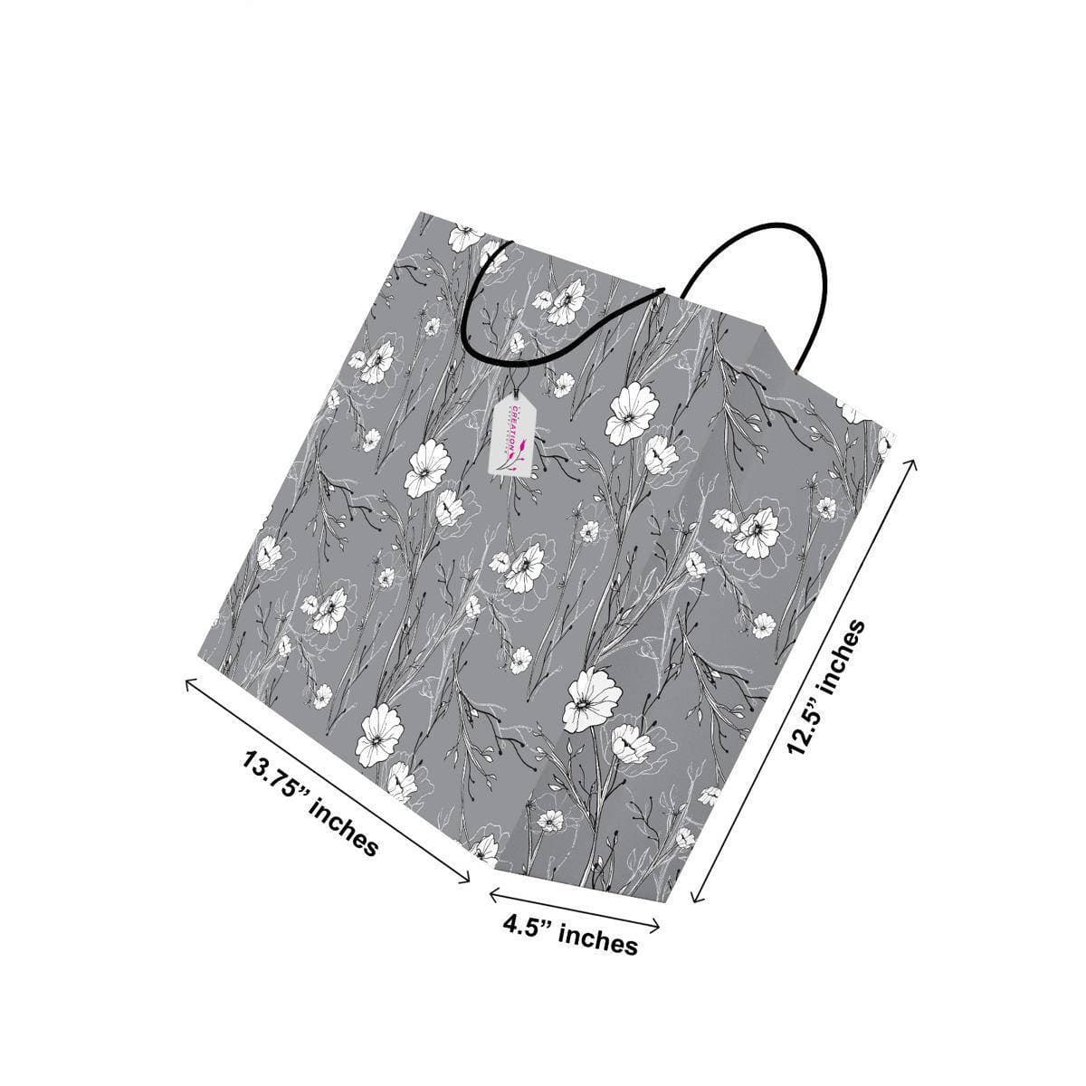 Pack Of 6 - Classic Quality L Size Gift Bag For Gifting - (TCR_117)