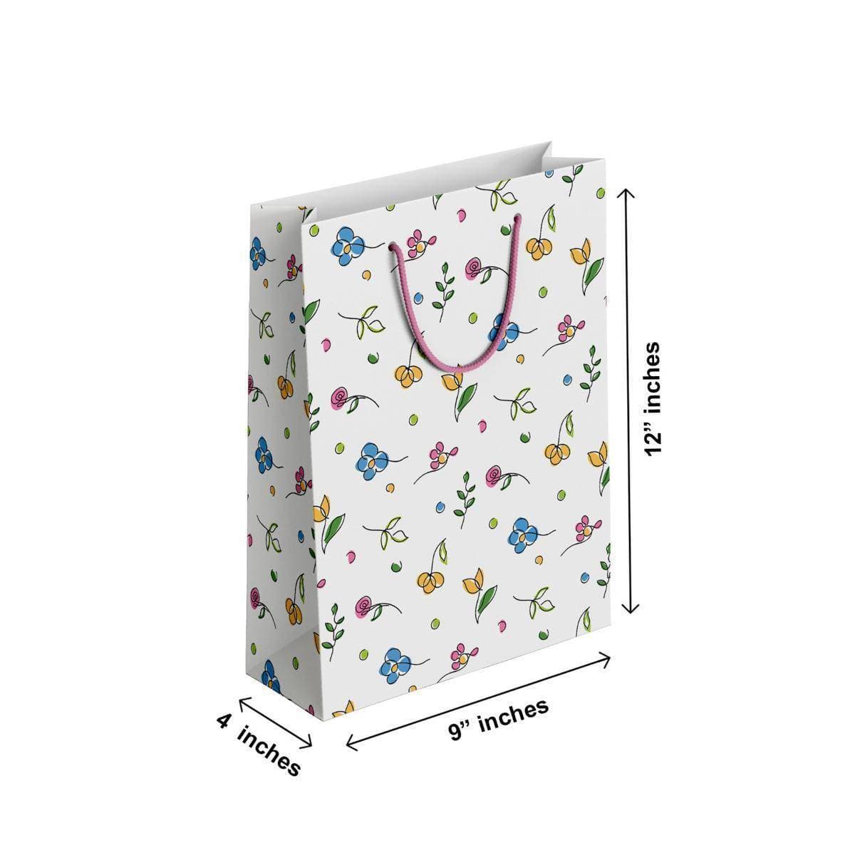 Pack Of 6 - Classic Quality Xm Size Gift Bag For Gifting - (TCR_127)