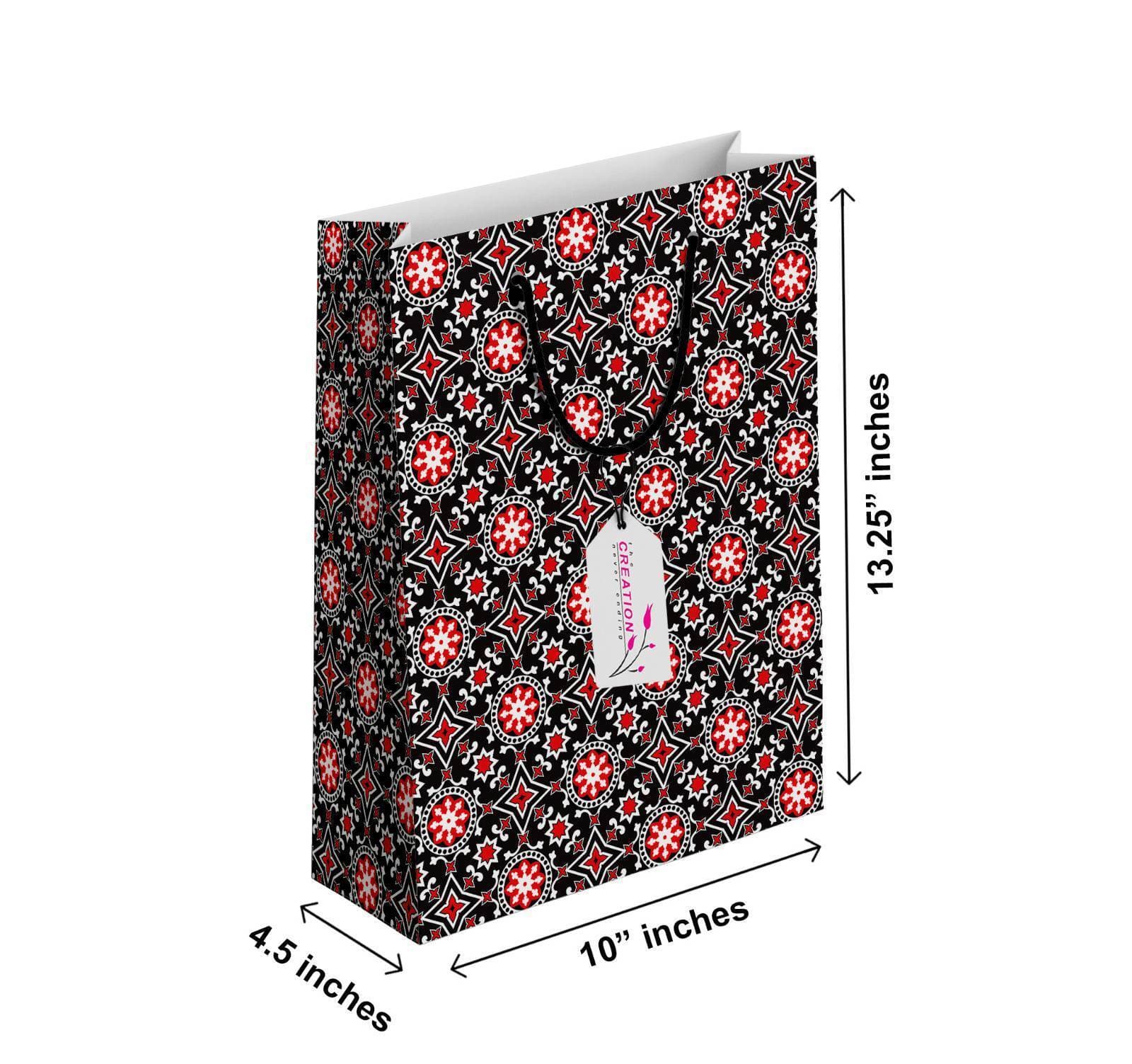 Pack Of 6 - Medium Size Gift Bag For Gifting - (TCR_001)
