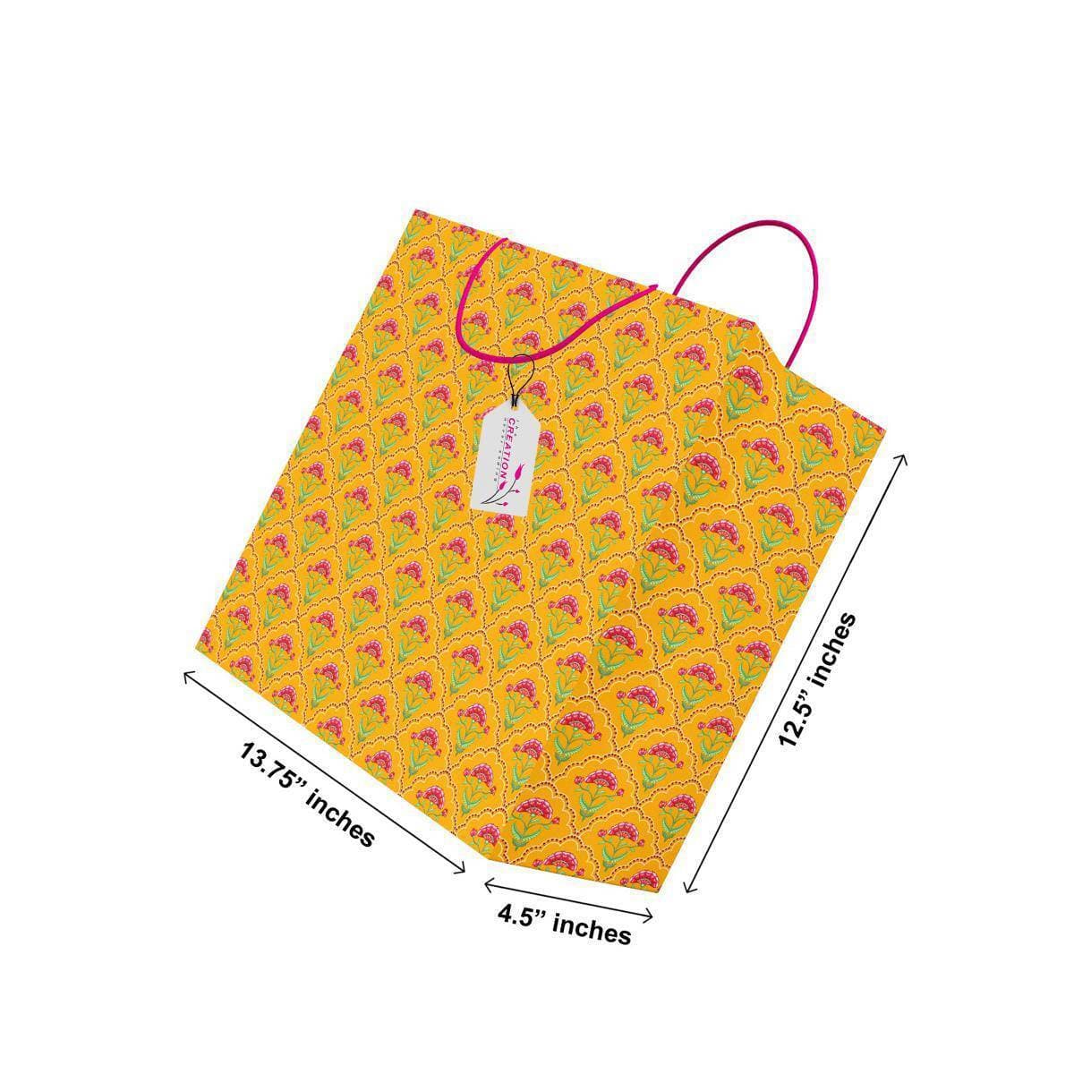 Pack Of 6 - Classic Quality L Size Gift Bag For Gifting - (TCR_112)