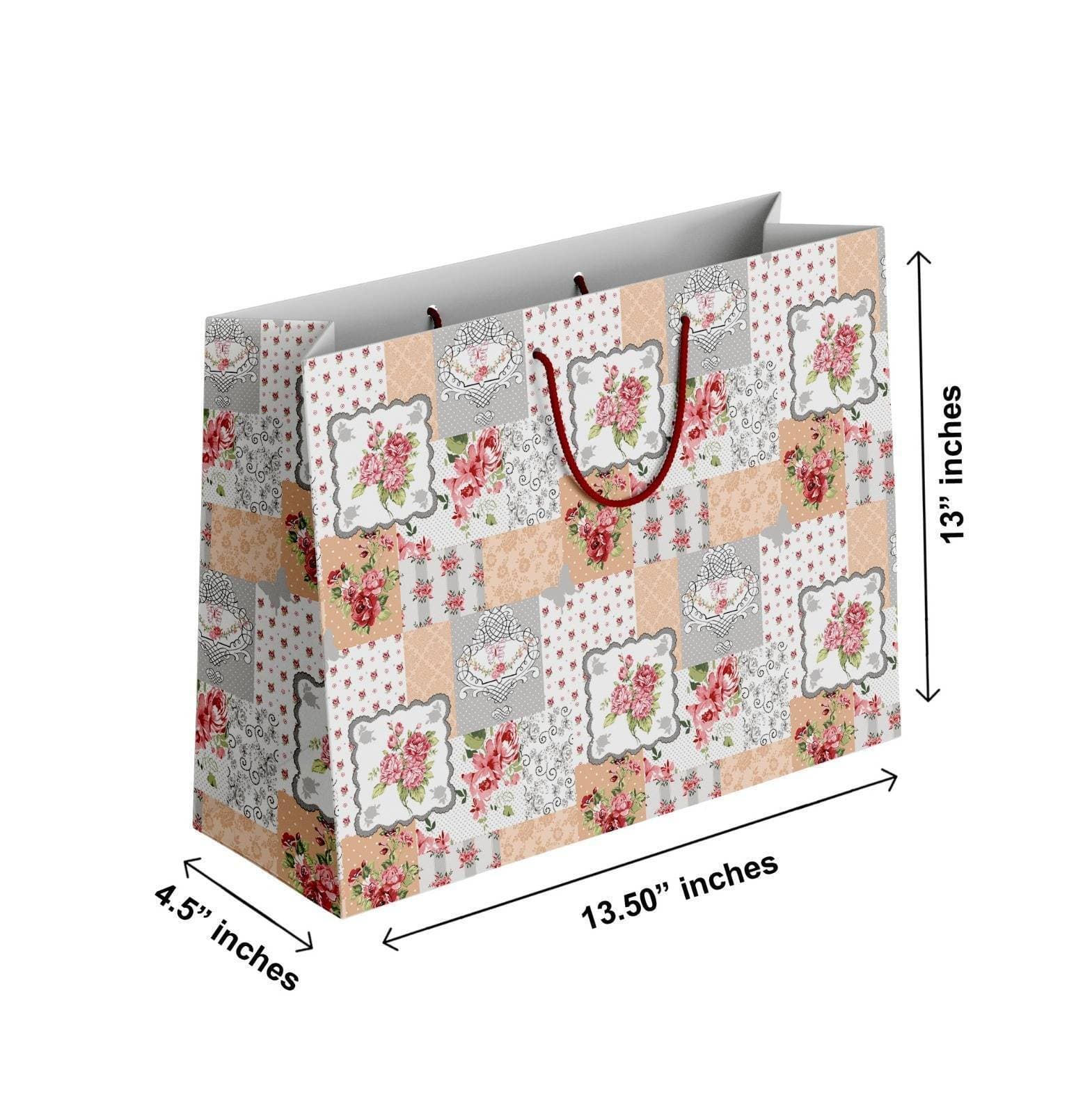 Pack Of 6 - Xl Size Gift Bag For Gifting - (TCR_019)