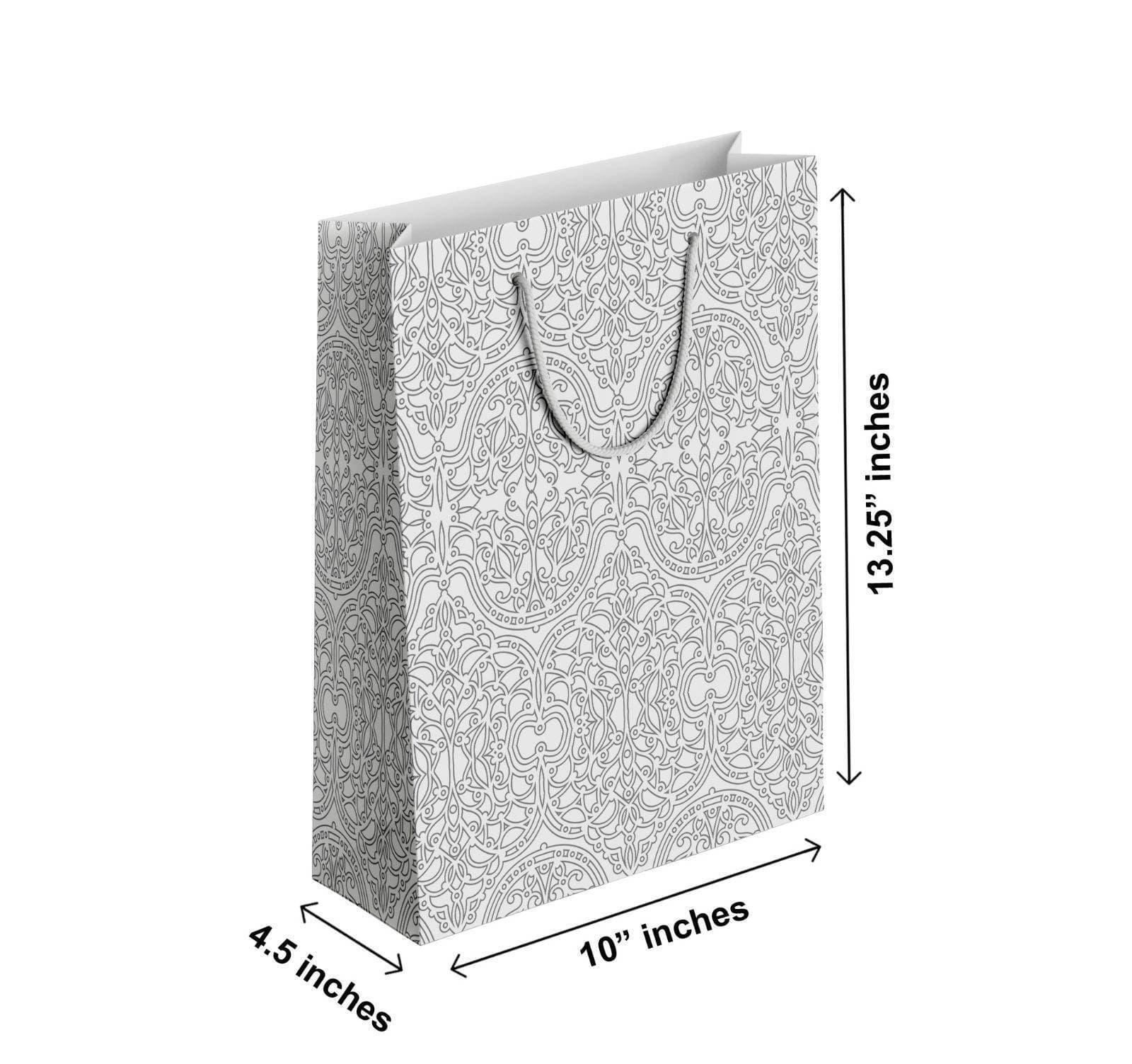 Pack Of 6 - Medium Size Gift Bag For Gifting - (TCR_011)