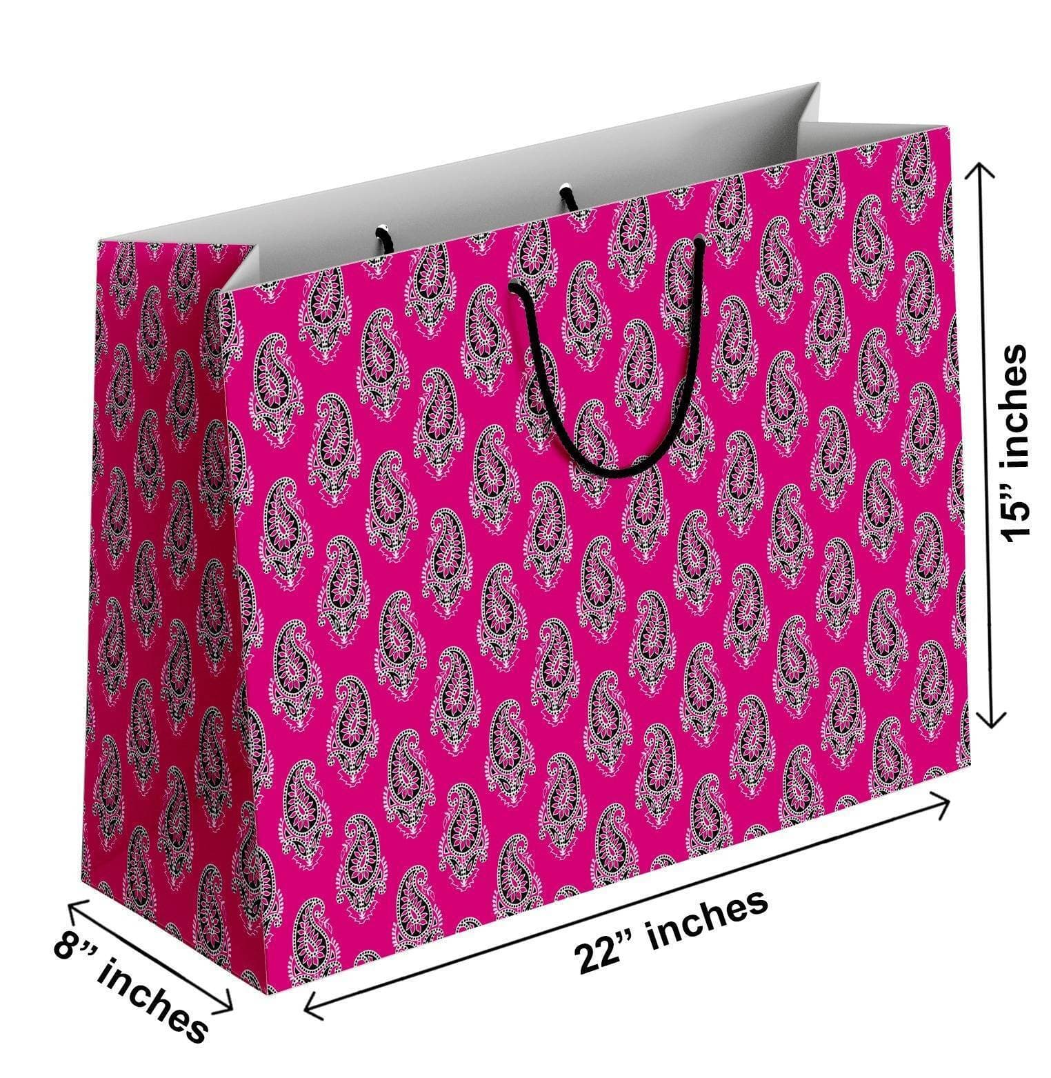 Pack Of 6 - Jumbo Size Premium Gift Bag For Gifting - (TCR_092)