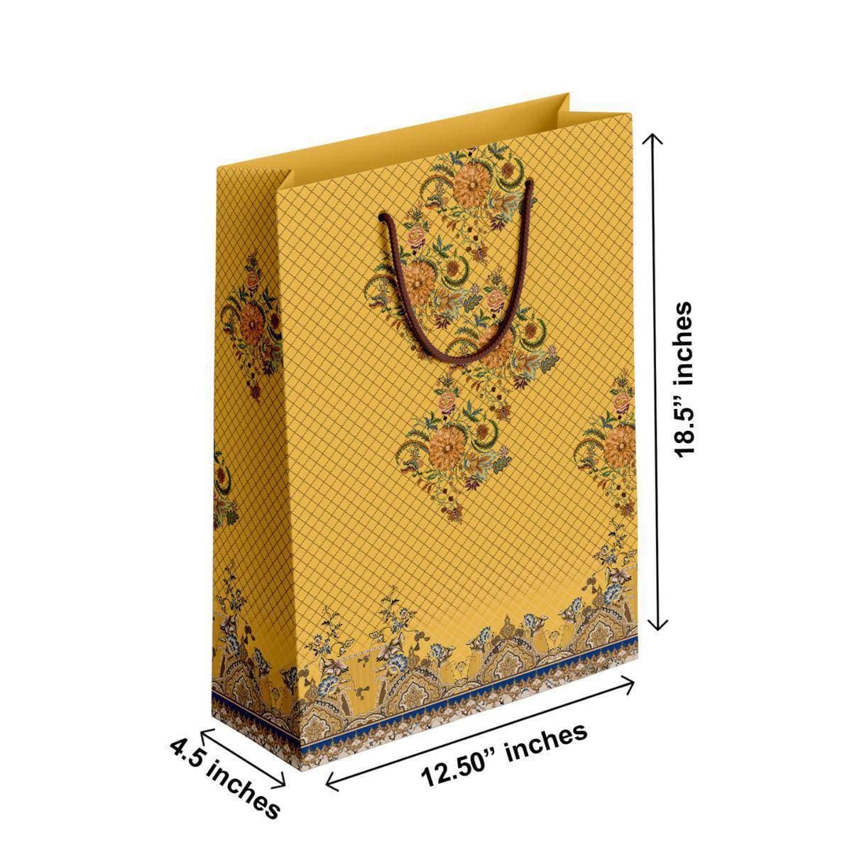 Pack Of 6 - Classic Quality Xxl Size Gift Bag For Gifting - (TCR_096)