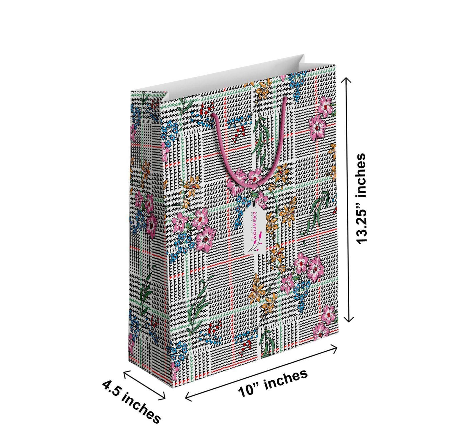 Pack Of 6 - Medium Size Gift Bag For Gifting - (TCR_005)