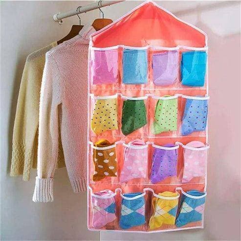 16 Pockets Wardrobe Organizer