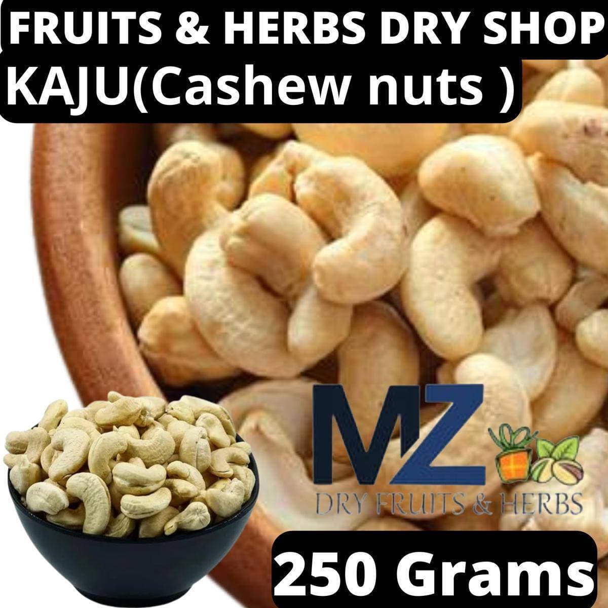 Fresh Kaju Cashew Nuts - 250 Gram