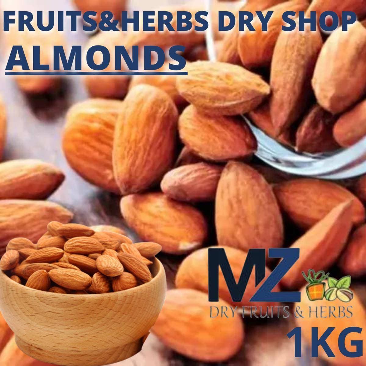 Fresh American Almonds Without Shell - 1KG