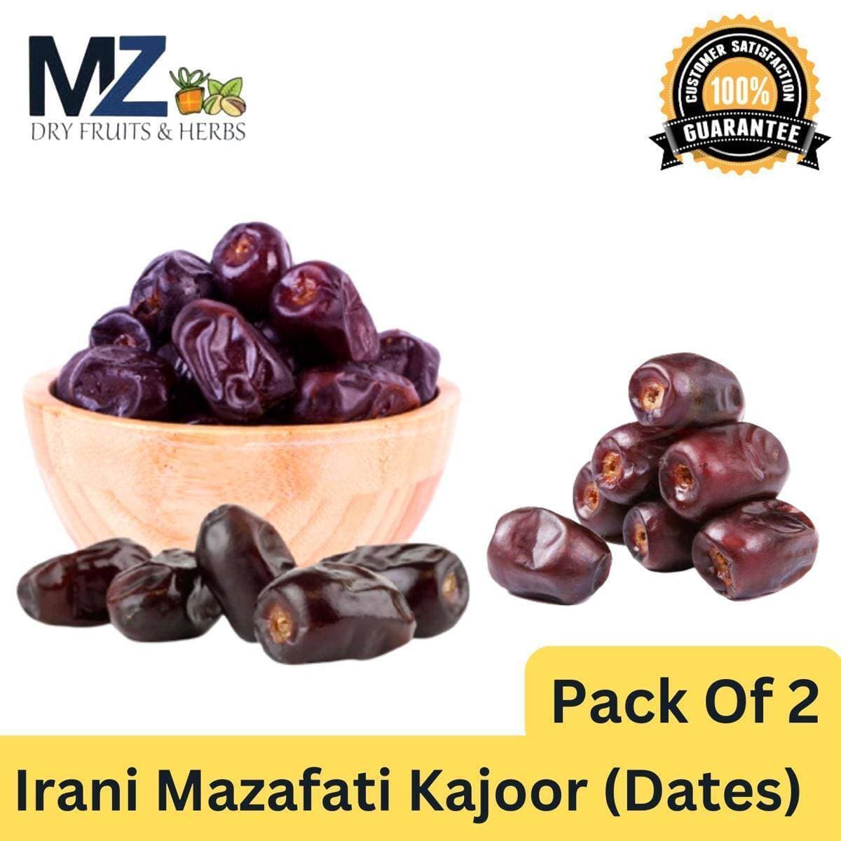 Fresh Irani Dates Kajoor 1200g - Pack Of 2