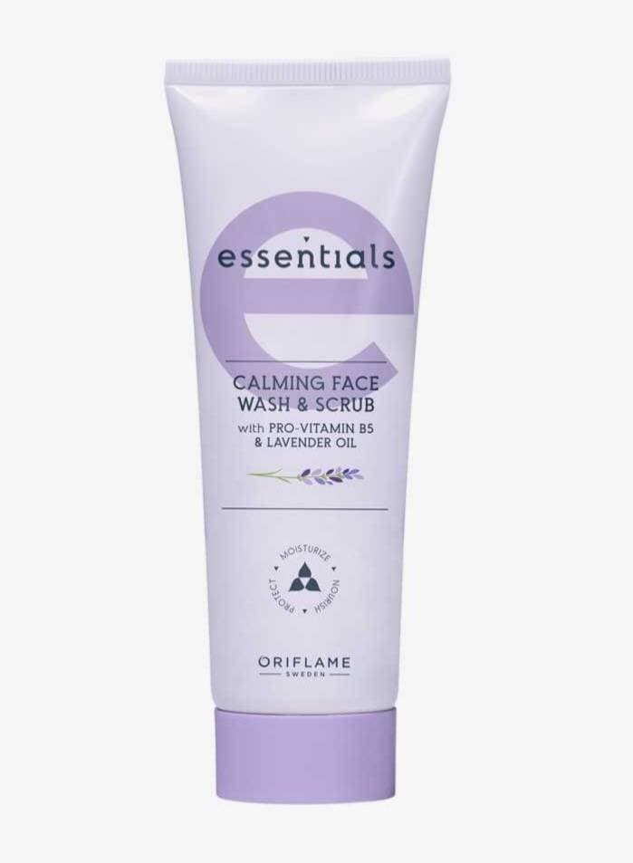 Oriflame Essentials Calming Face Wash & Scrub With Pro-Vitamin B5