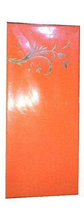 Fancy Orange Color Envelope (1 Packet)