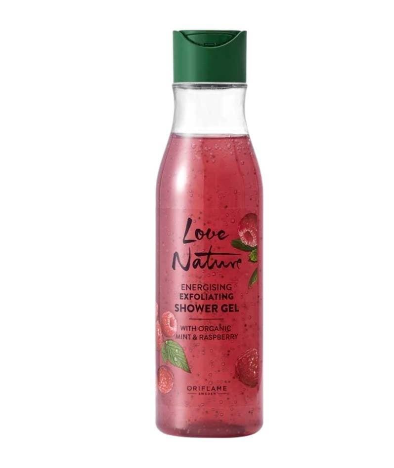 Oriflame Energising Exfoliating Shower Gel With Organic Mint & Raspberry