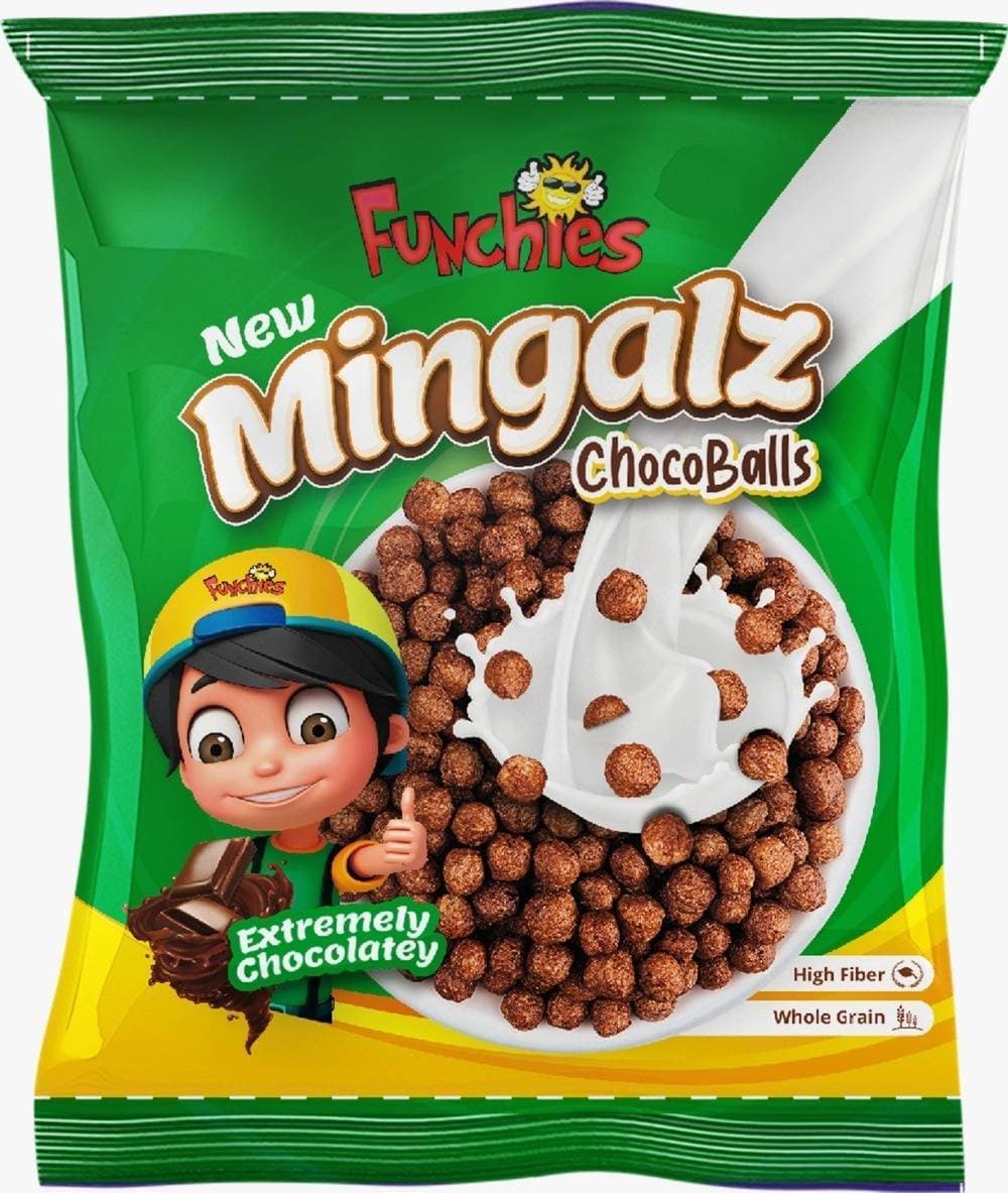Funchies Mingalz Choco Balls Cereals 125g