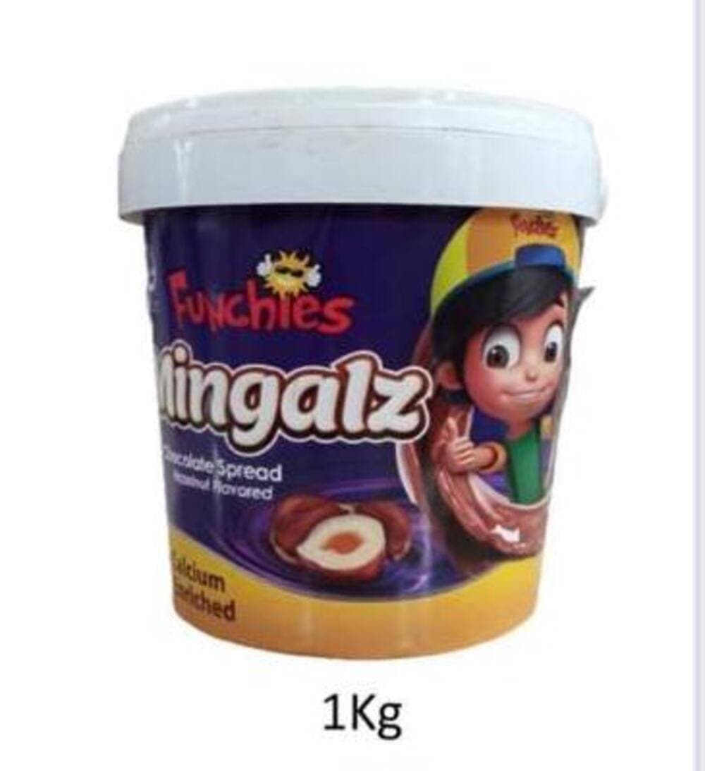 Mingalz Chocolate Spread Hazelnut Flavored 1Kg
