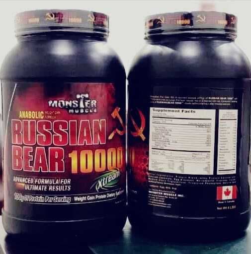 Russian Bear strength gain and fat burning Supplements - 1kg