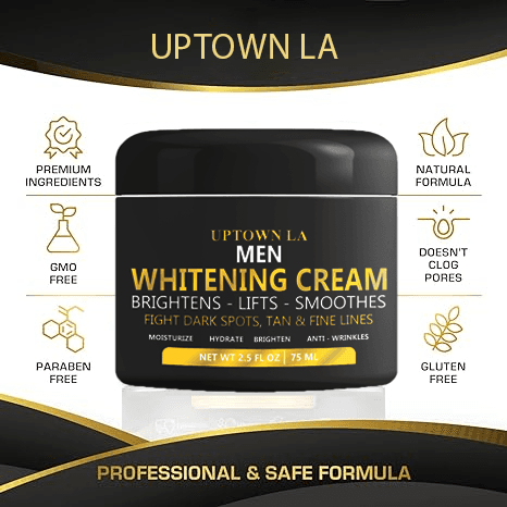 Uptown La Men Skin Brightening Cream Whitening Cream 75Ml