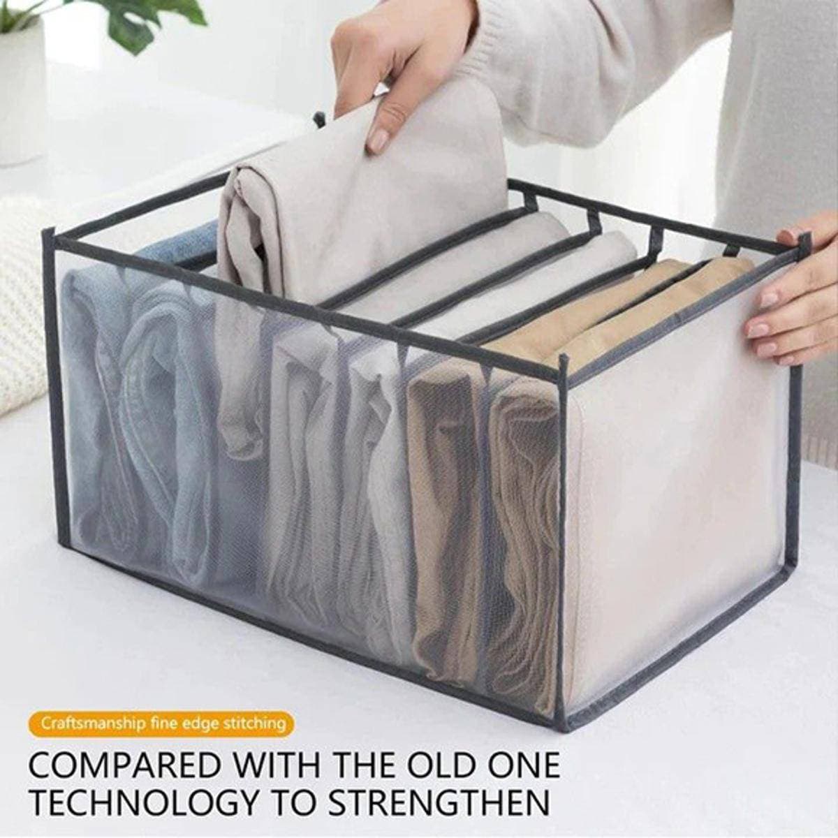 7 Grids Clothes Organizer