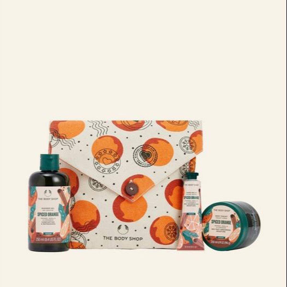 The Body Shop Oranges & Stockings Spiced Orange Essentials Gift Set