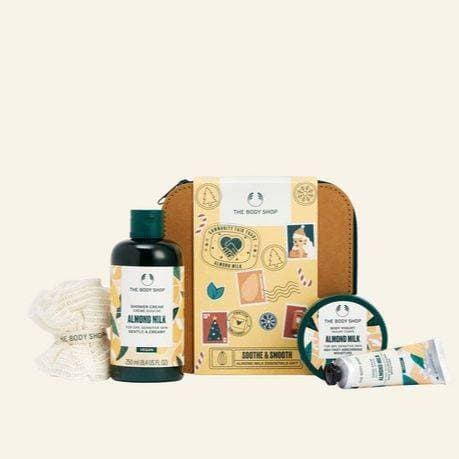The Body Shop Soothe & Smooth Almond Milk Essentials Gift Set