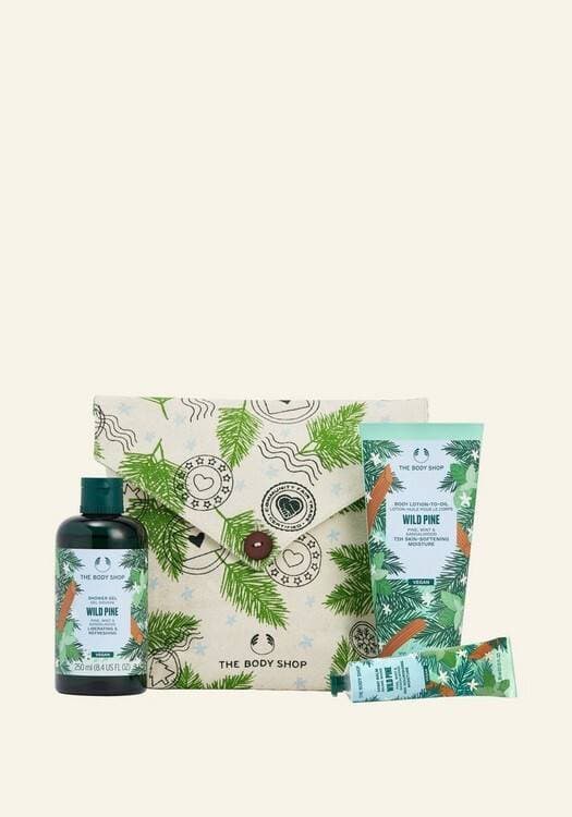 The Body Shop Pine & Divine Wild Pine Essentials Gift Set
