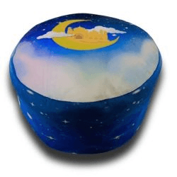 Serene Moonlight Rinted Prayer Cap