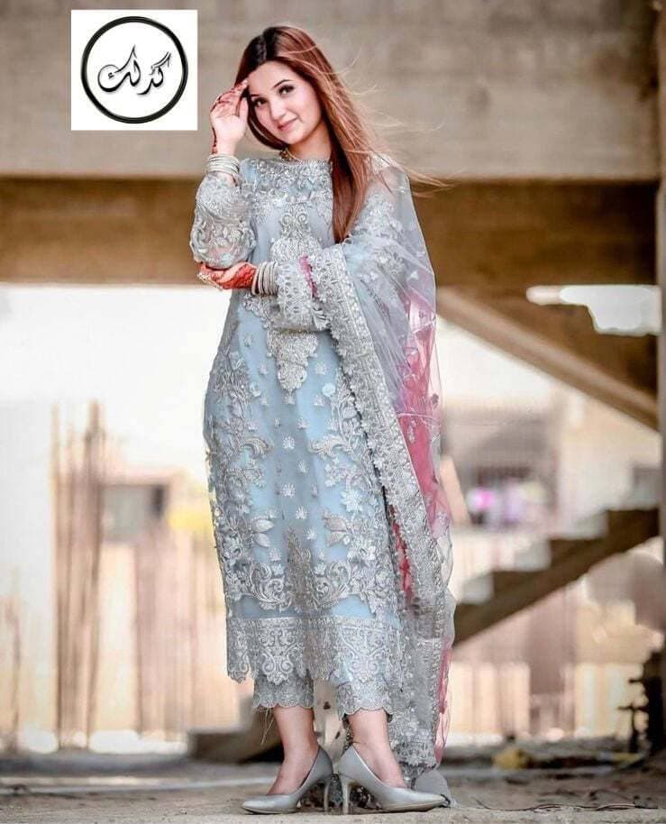 Embroidery Unstitched Dress For Women - (RAC_011)