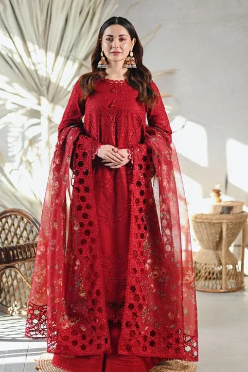 Embroidery Unstitched Dress For Women - (RAC_048)