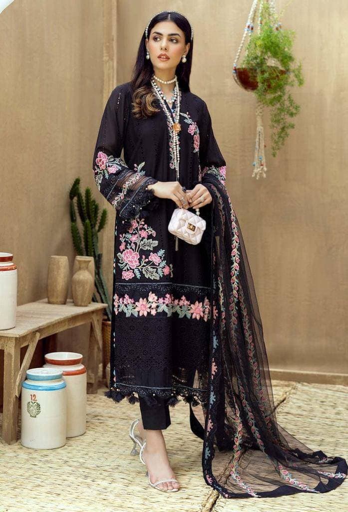 Embroidery Unstitched Dress For Women - (RAC_042)