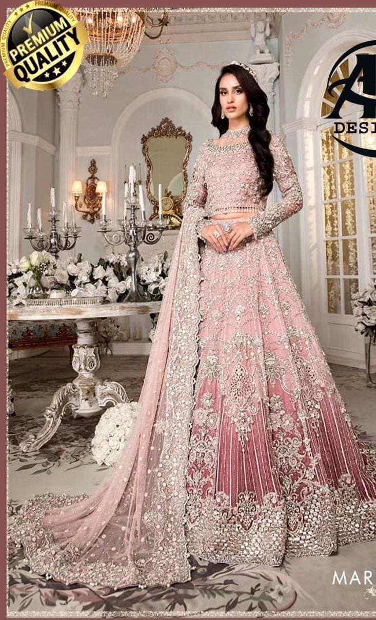 Embroidery Unstitched Dress For Women - (RAC_058)