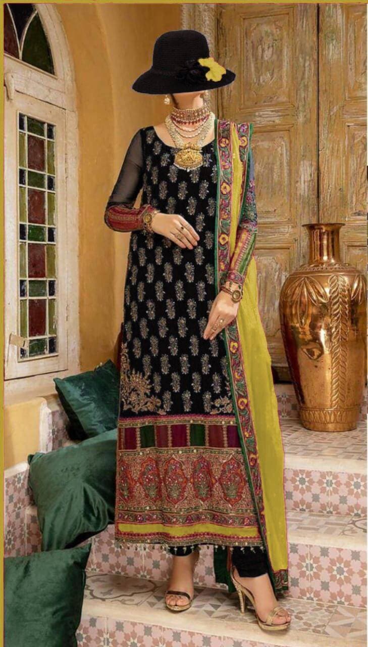 Embroidery Unstitched Dress For Women - (RAC_039)