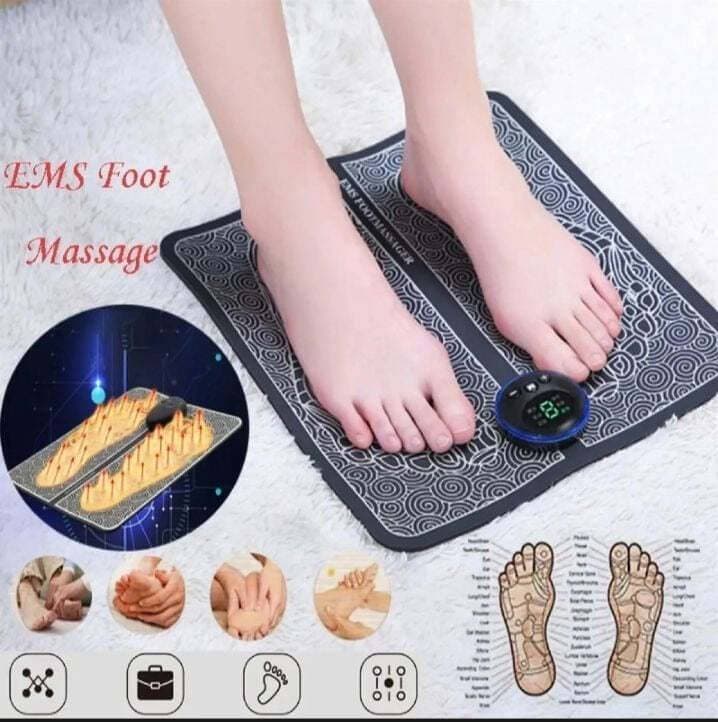 Electric Ems Foot Massager Pad Portable Foldable - (RAC_033)