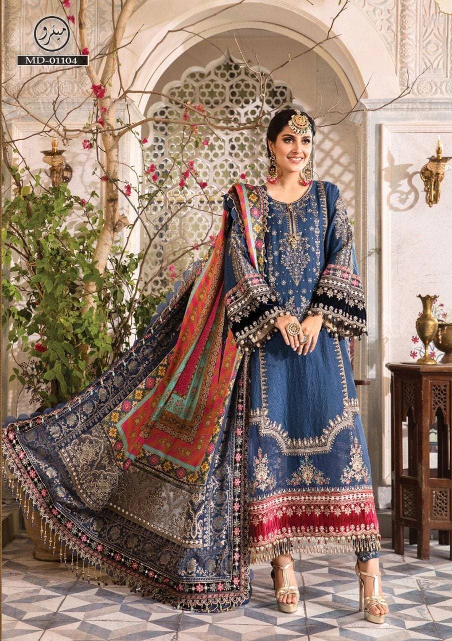 Embroidery Unstitched Dress For Women - (RAC_017)