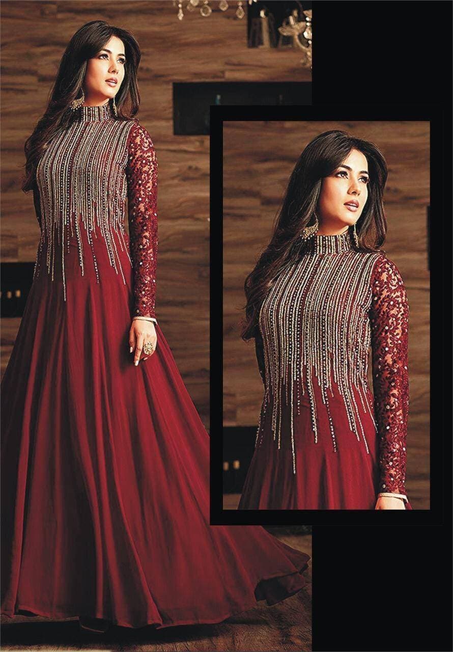Embroidery Unstitched Dress For Women - (RAC_070)