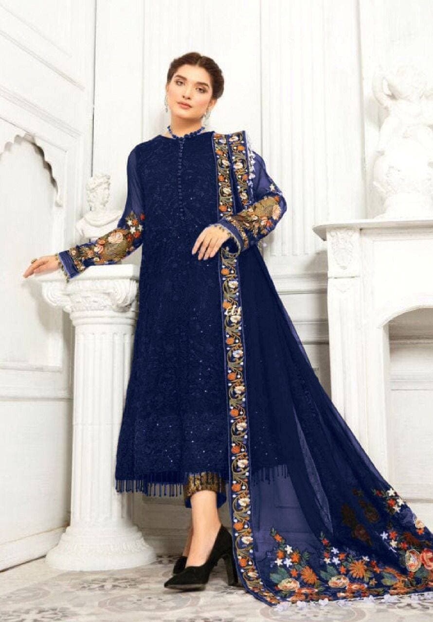 Embroidery Unstitched Dress For Women - (RAC_016)
