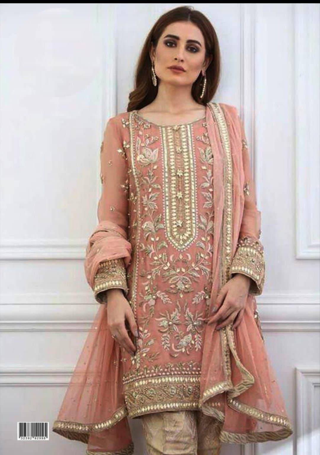 Embroidery Unstitched Dress For Women - (RAC_022)