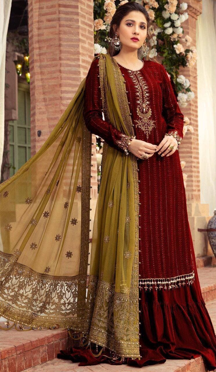 Embroidery Unstitched Dress For Women - (RAC_020)
