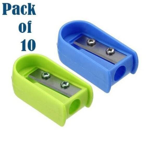 Pack Of 10 Multi Color Pencil Sharpener