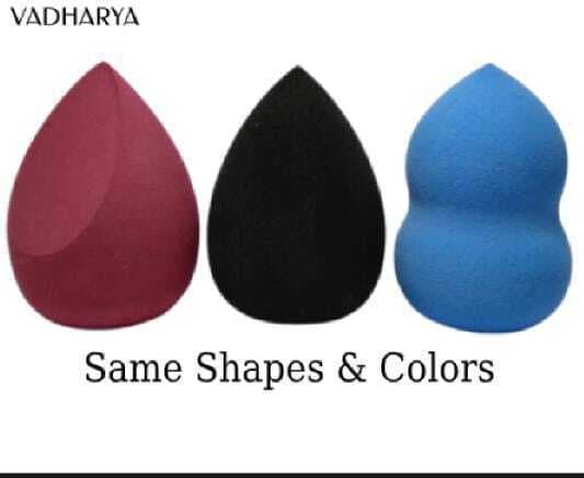 Vadharya Pack Of 3 Soft Makeup Sponge