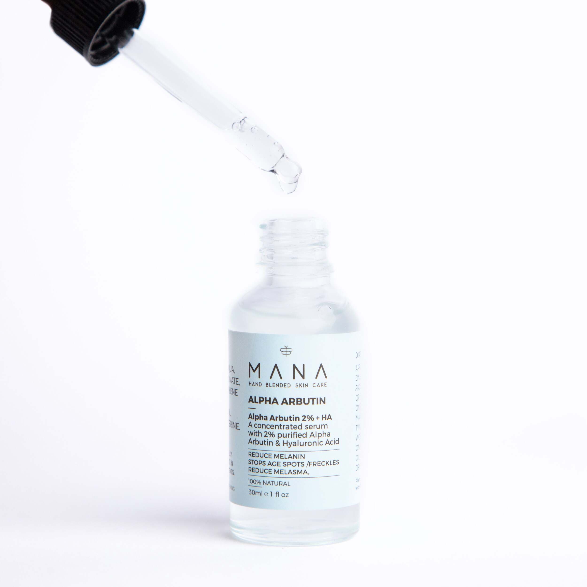 Mana Alpha Arbutin 2% + Ha Serum - 30ml
