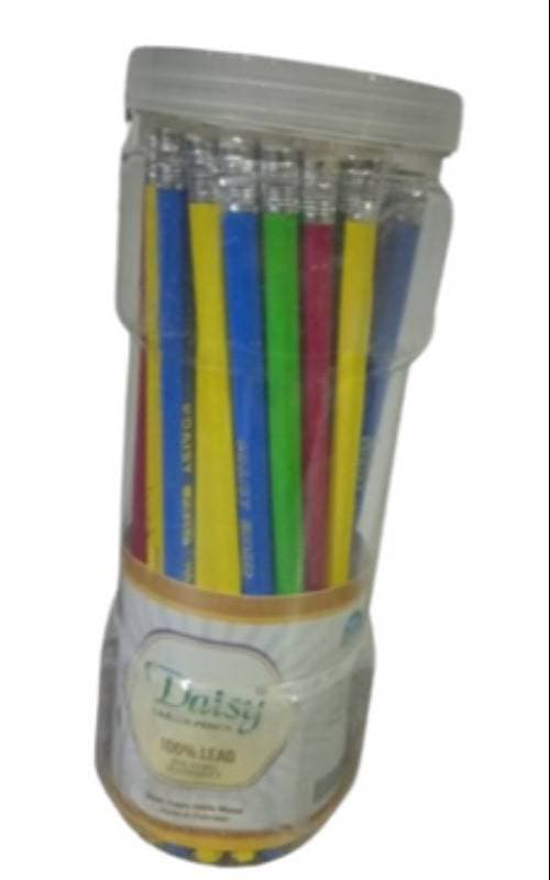 Daisy Pencil Ph 456 With Eraser - 48 PCS Jar
