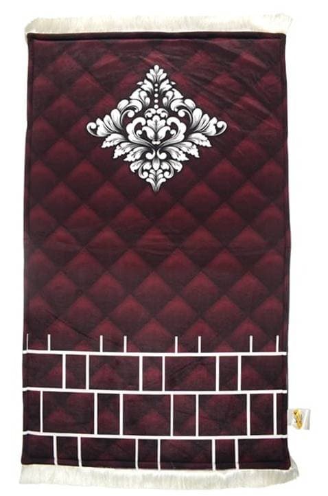 Mahroon Star Soft Foaming Prayer Mat